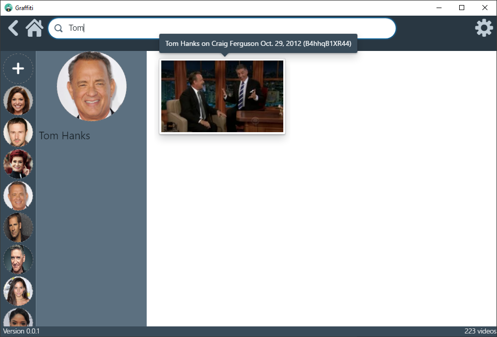 Find all videos that a specific person/actor is in